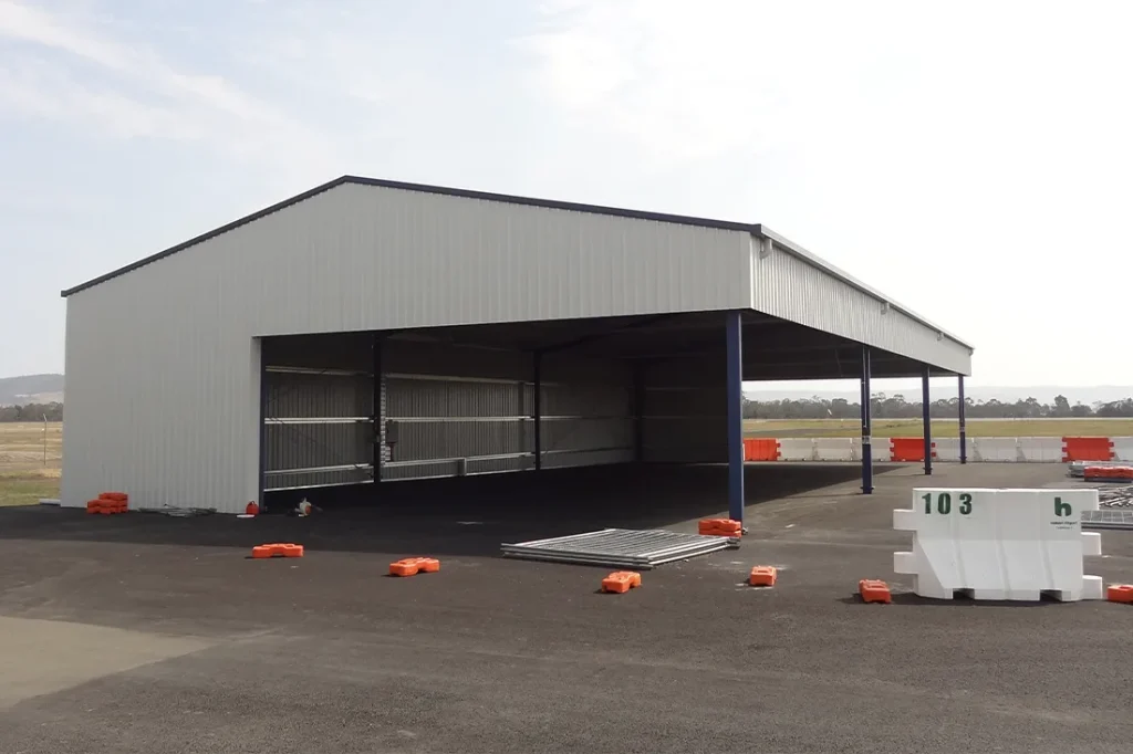 aircraft hanger cambridge custom shed