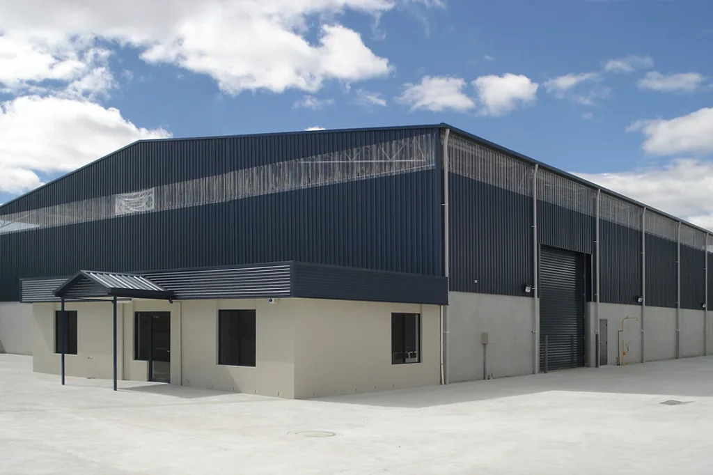 commercial freight logistics shed in hobart